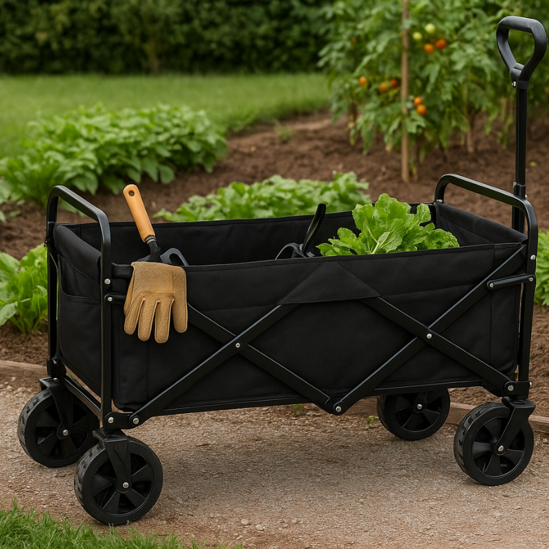 TasmanLush™ Foldable Garden Trolley