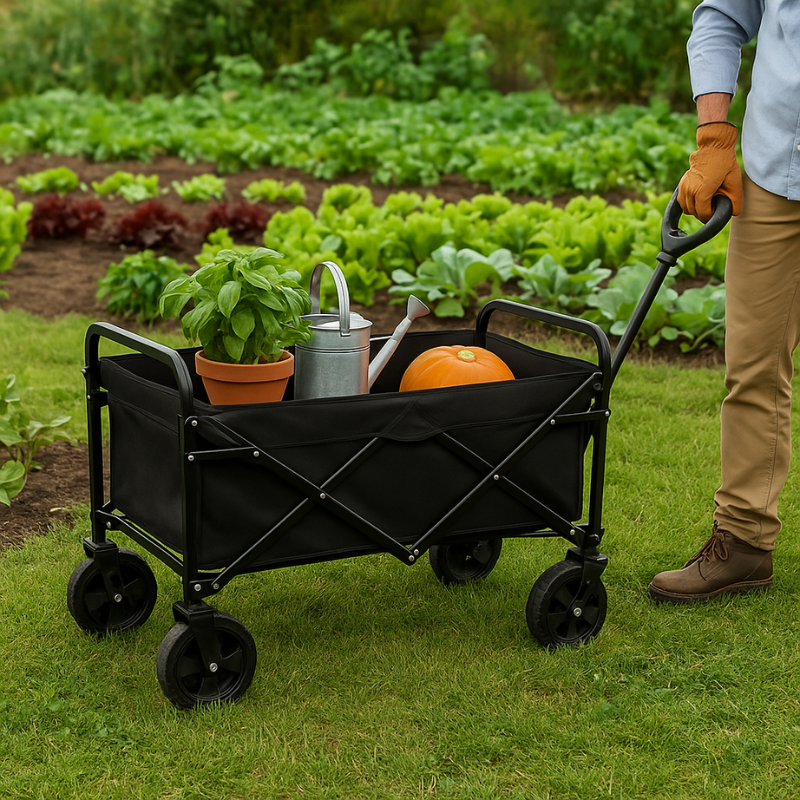 TasmanLush™ Foldable Garden Trolley