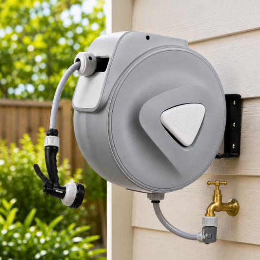 TasmanLush™ Retractable Garden Hose Reel